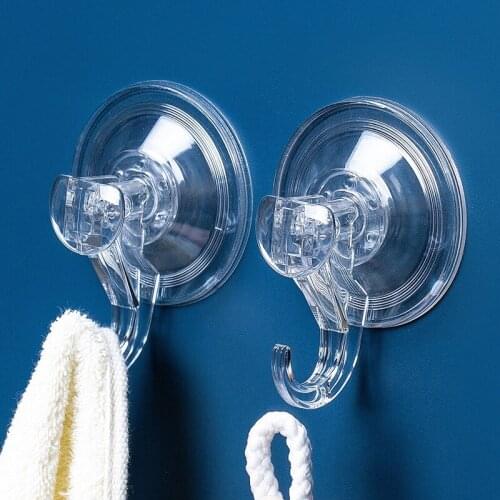 2Pcs Glass Window Wall Hooks Suction Cup Hook Wall Hook Waterproof Strong Suction Cup Towel Rack for Kitchen/Bathroom Wall Doors