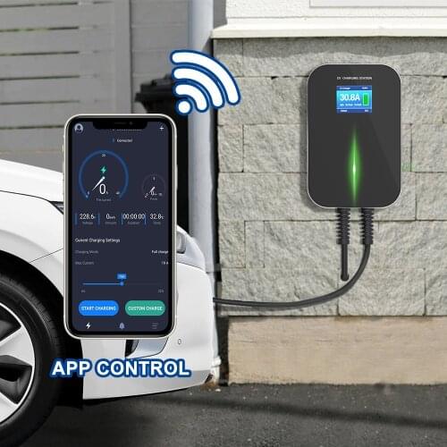 3 phase AC home charging car charger 11kw ev wallbox with APP