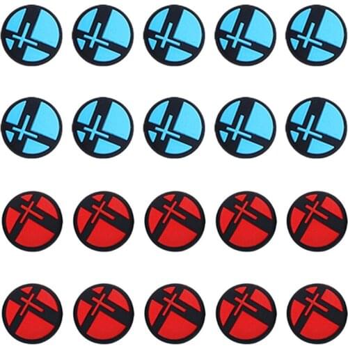 5 Pairs 10 Pcs Controller Thumbstick Grips Caps Silicone Joystick Protective Covers for Switch Grip Analog Accessories