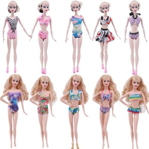 Barbies Accessories Clothes Starry Sky One-Piece Lace Swimsuit For Barbies Doll,Barbies Dress