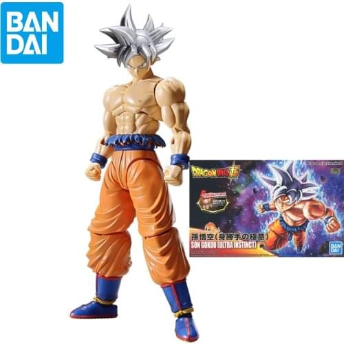 Bandai Assembled Model Figure-rise Dragon Ball Son Goku Ultra Instinct Action Figure Decoration Toy Childrens Birthday Gift