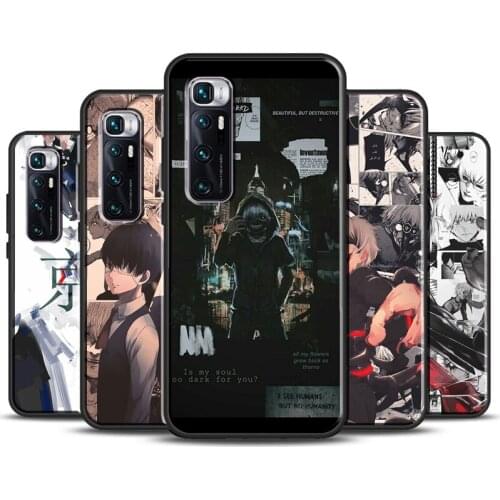 Kaneki Ken Tokyo Ghoul Case For Xiaomi Mi Note 10 Lite Mi 9T 10T Pro Mi 11 Ultra Cover For POCO X3 Pro F3 M3 Pro