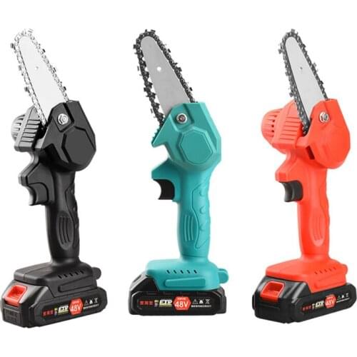 Home Accessories Handheld Mini Chainsaw For Wood Cutting And One-hand Chainsaw Rechargeable Saw Garden Logging