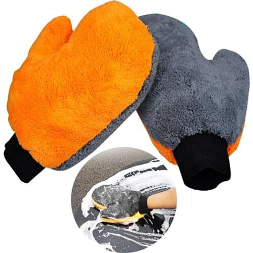 Hot Sale 1PCS Car Wash Gloves Car Cleaning Supplies Absorbent Brush Detailing Tool Towel
