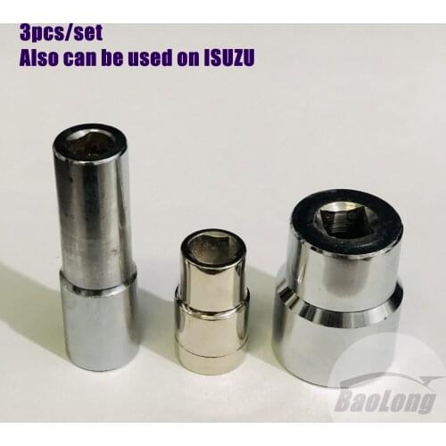 Diesel VE pump dismantle tool 3pcs, rotary diesel pump disassemble wrench, for ISUZU repair socket tool