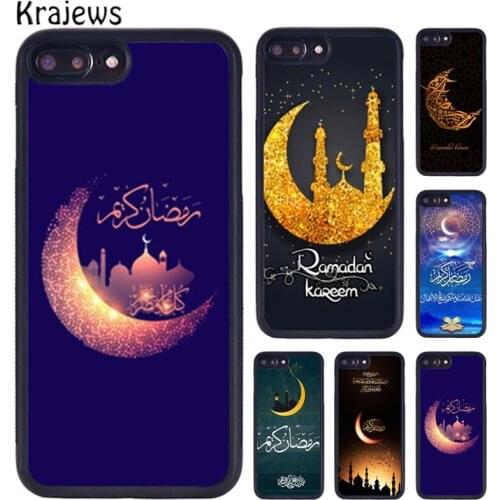 Krajews Islamic Ramadan Kareem Phone Case For iPhone X XR XS 11 12 Pro MAX 5 6 6S 7 8 Plus Samsung Galaxy S7edge S8 S9 S10