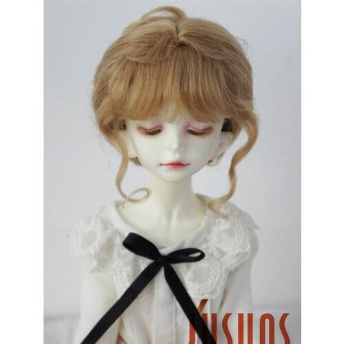 JD160 1/6 1/4 1/3 Fashion Mohair doll wigs soft BJD wig in size 6-7inch 7-8 inch 8-9inch Classical Doll accessories