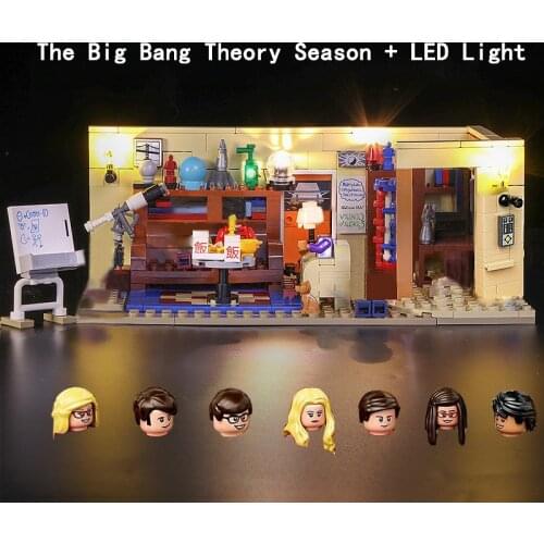 MOC City Big Bang Building Blocks Theory Friends Model Figures Accessories Soldiers Armys Parts Bricks Movies Series Kids Toys