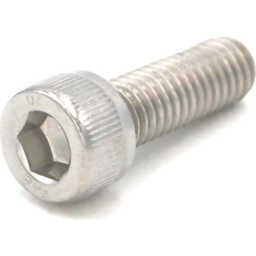Metric Thread M6*18mm Stainless Steel Hex Socket Bolt Screws Fasteners