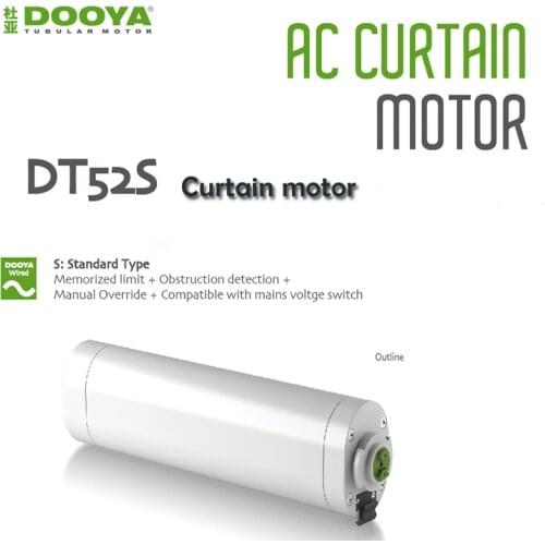 Original Eruiklink Dooya Electric Curtain Motor DT52S 220v Curtain Track Motor, Automation Curtain Motor For Smart Home