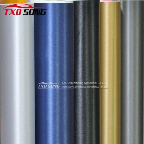 Car styling Black Dark Grey Silver Metallic Brushed Aluminum Vinyl car Wrap Film Size 10/20/30/40/50/60cm x 152cm/Lot for choice