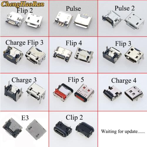 ChengHaoRan 20pcs 30 50 100pcs For JBL FLIP 3 2 Pulse 2 Bluetooth Speaker Micro USB Jack Dock Charging Port Charger Connector