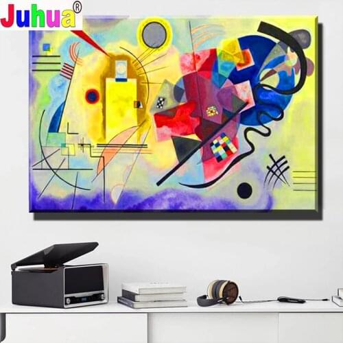 Wassily Kandinsky Reproduction Posters Diamond Painting Picture Of Rhinestone Embroidery crystal Drill Handicraft Diy Modern Art