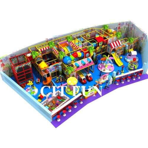Customize EU Standard Colorful Play Center soft indoor Playground area IP-207A