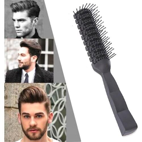 1pc Men Hair Brush Anti-static Scalp Massage Comb Hairdressing Salon Hair Styling Brush Tool Comb Brush Healthy Massage Tool