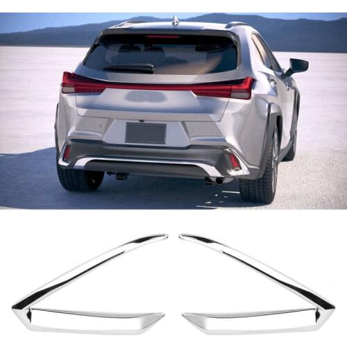 2PCS Rear Fog Lamp Cover Exterior Accessories Replacement for Lexus UX 200 250h 260h 1999 2000 2021 Auto Parts