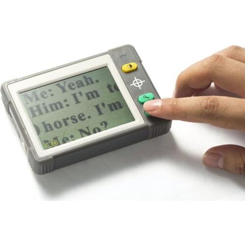 3.5" LCD Digital Video Magnifier Microscope 5X-9.5X Visual Electronic Reading Magnifier TV OUT Low Vision Aids Gift 7 Color Mode