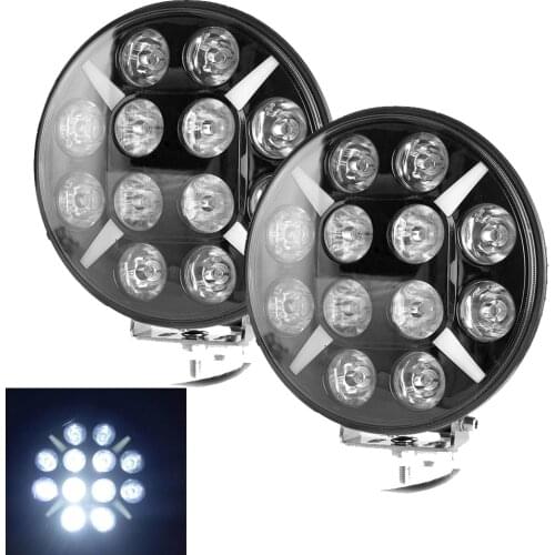 9 Inch Offroad LED Work Light Bar Combo Beam 120W For Jeep ATV UAZ SUV 4WD 4x4 Truck Tractor LED Work Light With DRL