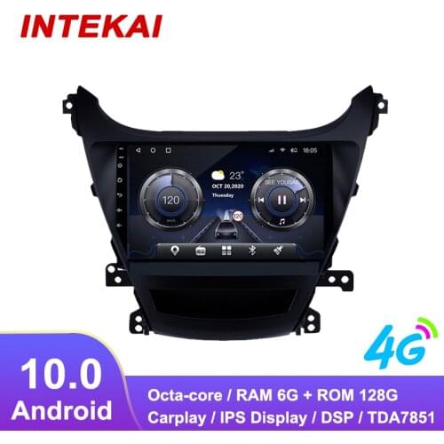 9"Android 10.0 Car Radio GPS Navigation autoradio multimedia player for HYUNDAI Elantra 2014 2016 head unit stereo