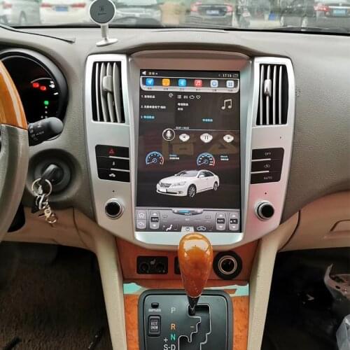 12.1" Tesla Style Android 10 Screen Radio For Lexus RX RX300 RX330 RX350 RX400 Toyota Harrier Car Multimedia Video Player GPS
