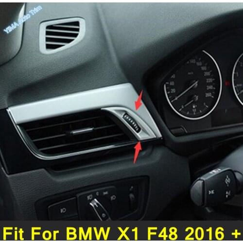 Lapetus Auto Styling Air Condition AC Outlet Vent Trackwheel Protector Cover Trim / Left-hand Model For BMW X1 F48 2016 - 2020