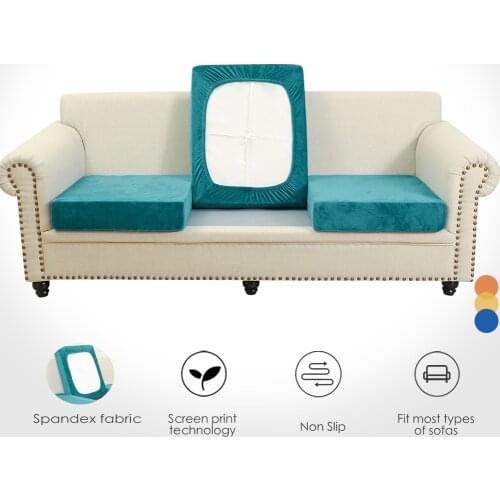 Velvet Sofa Seat Cover for Corner sofa Stretch Sofa Cushion Seat Cover Corner Sofa Cover forL Shaped Sofa housse canape dangle