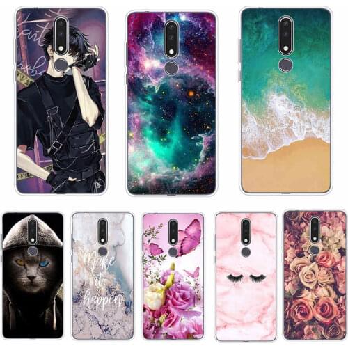 Case for Nokia 3.1 plus case cover soft tpu silicone phone housing shockproof Nokia 3.1 plus Coque bumper cute dog cat