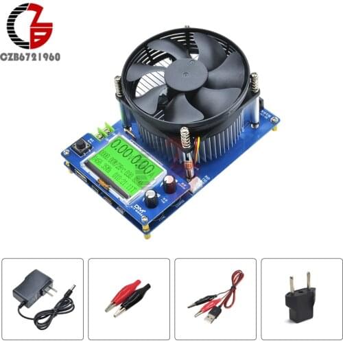 150V 10A 150W LCD Digital Adjustable Constant Current Electronic Load Battery Tester Lithium Discharge Capacity Voltage Meter