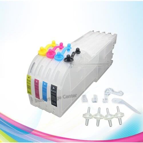 CISSPLAZA 5setsLC39 LC980 lc985 Refillable ink Cartridge compatible for Brother DCP J125 J315W J515W MFC J415W J615 J220