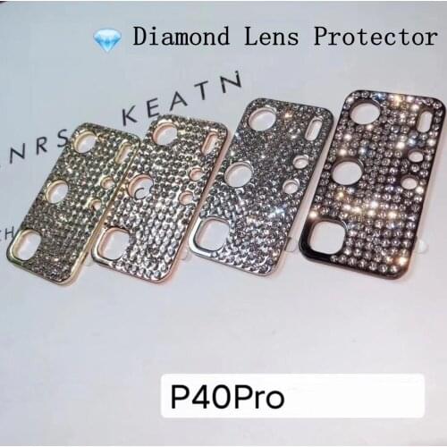 For Huawei Mate 30 Pro p40 pro Rhinestone Glitter Camera Lens film Protector For Huawei P40 Pro 3D Diamond Full Lens Protective