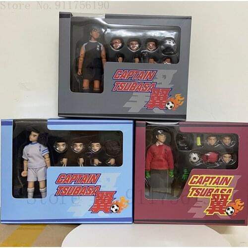 Wakabayashi Genzo Dasin Model Captain Tsubasa Ozora Tsubasa KojiroHyuga SHF Anime Action Figure PVC Collectable Model Toys Gifts