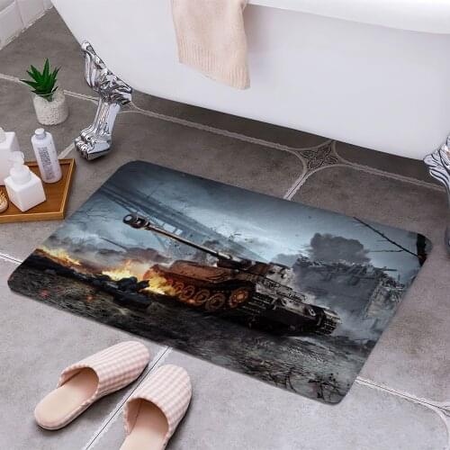 Germany Tiger (P) 3D Print Doormats Rectangle Non-Slip DoorMat Bedroom Kitchen Entrance Print Door rugs Dropshipping