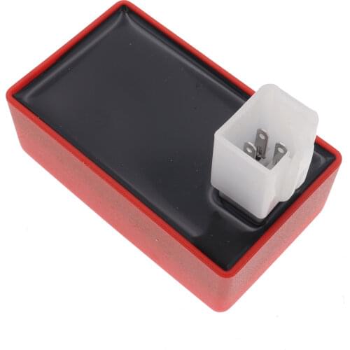 Red Square Plug 5 Pin AC CDI Box For 110cc 125 140cc Go Kart ATV Quad Dirt Bike Igniter AC Infinite Speed 5-pin CDI Igniter