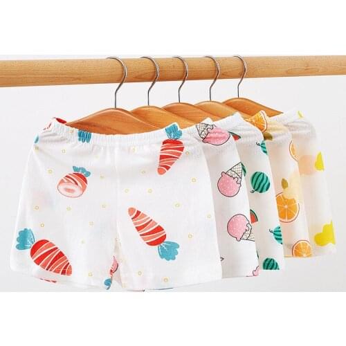 Summer Baby Clothing Fruit Print Girl Shorts Cotton Toddler Boy Short Pants 9M-5T Children Clothes Sports Shorts Newborn Panties