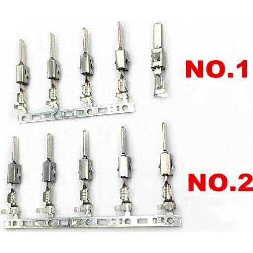 50pcs/lot Male Crimp Terminals (Pins) For Repair Wire Door Wire Loom Connector Plug 1K0937722D For Audi VW Skoda Seat
