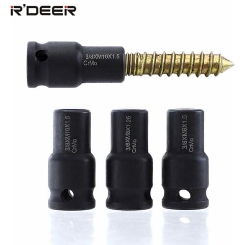 Socket Adapter 3/8" Square Shank Socket Holder 6mm/8mm/10mm Hanger Bolt Driver for Air Pneumatic Wrench