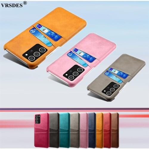 Retro PU Leather Card Slots Wallet Case For Samsung Galaxy Note 20 Ultra Note20 10 9 8 S20 Ultra S10 E 5G S9 S8 Plus S7 S6 Edge