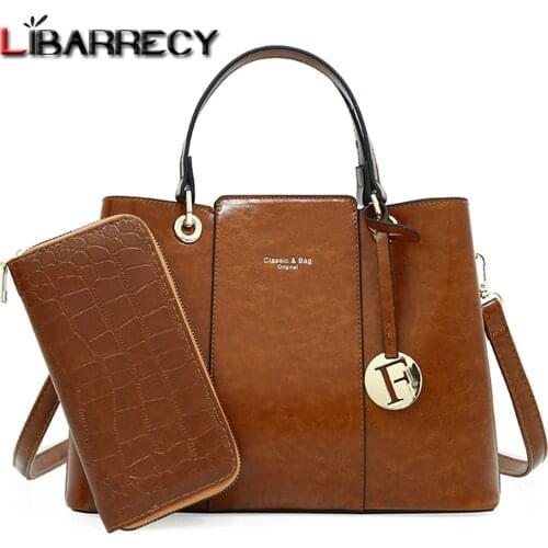 Luxury Designer High Quality PU Leather Womens Composite Bag Tassel Design Ladies Handbag Fashion Women Shoulder Messenger Bags