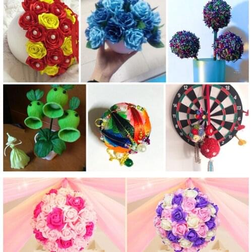 DIY Personalise Christmas Bauble Home Wedding Christmas Party Decoration Ornament Solid Christmas DIY Personalize Styrofoam Ball