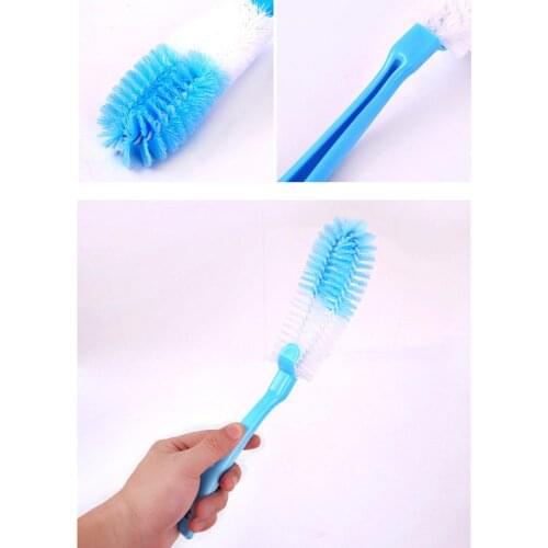 Long Handle Bottle Brush Cleaner Cup Bottom Scrubber Cleaning Washing Brushes for Water Bottles Tea Cups Glass dropshipping
