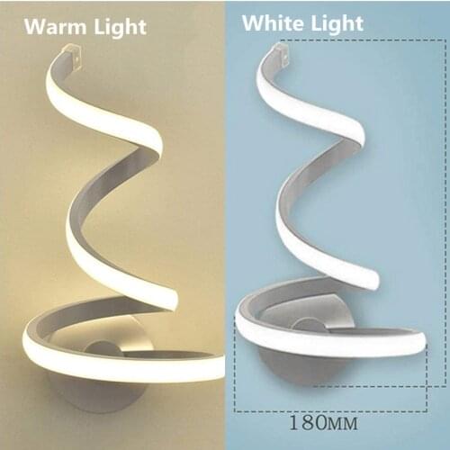 Modern Minimalist Interior Wall Light LED Lamp Acrylic Metal TV Background Sconces Lamps Bedside Room Bedroom Wall Decor Arts