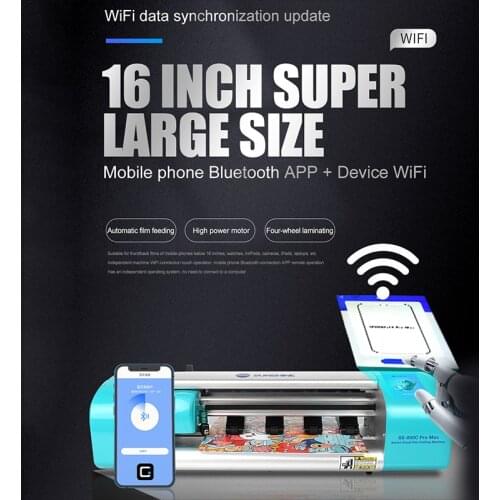 Sunshine SS-890C PRO MAX Multifunctional Intelligent Film Cutting Machine For Mobile Phones Watches AirPods iPads Below 16 Inche