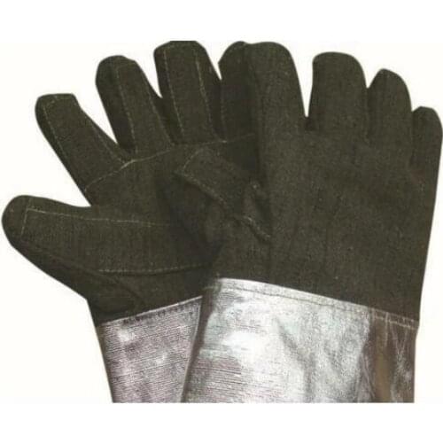 Thermal Radiation 1000 Degree Heat Resistant Aramid Fiber gloves Top Quality CE