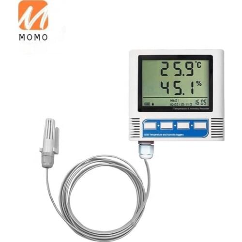 USB liquid crystal temperature and humidity recorder smart agriculture supplies real time