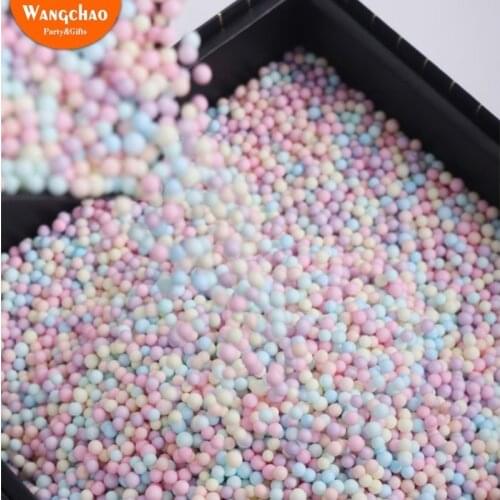 10g/bag Colorful Foam Balls Gift Box Filler Birthday Party Decorations Wedding Flower Box Filler Candy Box Gift Packing Supplies