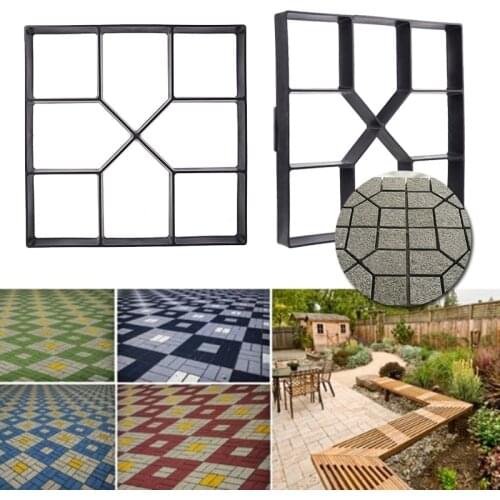 40*40*4cm Molds Garden Paths Concrete Form for Tracks Concrete Molds Garden Path Maker Mold For Garden