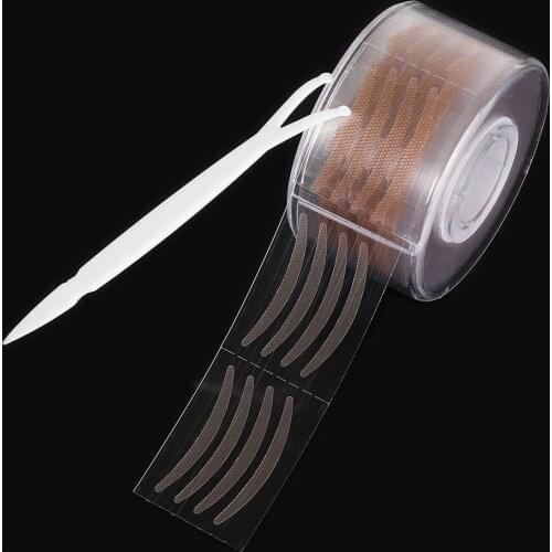 600pcs S/L Eyelid Tape Sticker Invisible Double Fold Eyelid Paste Clear Beige Stripe Self-adhesive Eye Tape Makeup Tools Big Eye
