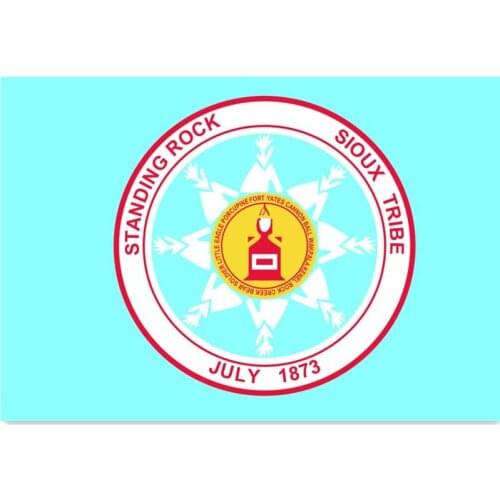 60x90cm/90x150cm/120x180cm standing rock sioux tribe july 1873 flag