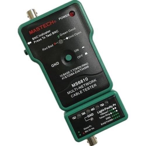 Free Shipping MASTECH MS6810 Coaxial Cable BNC Network Wire Line Tester Detector Tracker