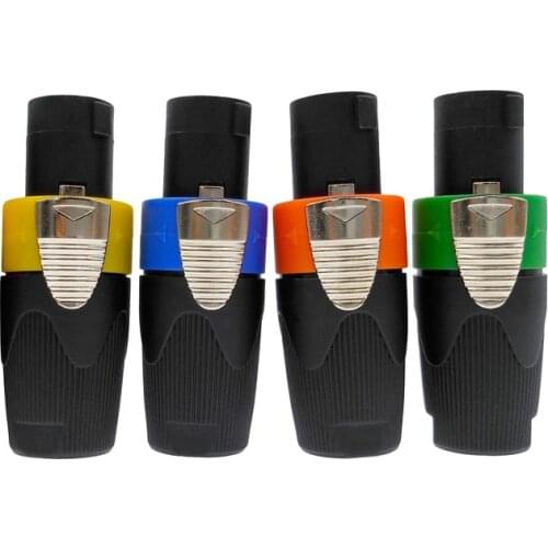 Speaker Powercon connector nl4fx Speakon 4 Pole Plug Male Professional audio power plug